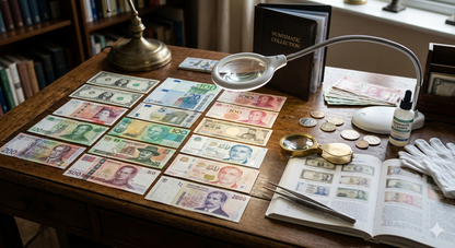 20 Billetes Extranjeros UNC Excelente Estado | Colección Mundial Original