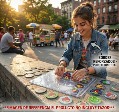 Hojas Para Albumes De Tazos X 20 Unds Excelente Calidad