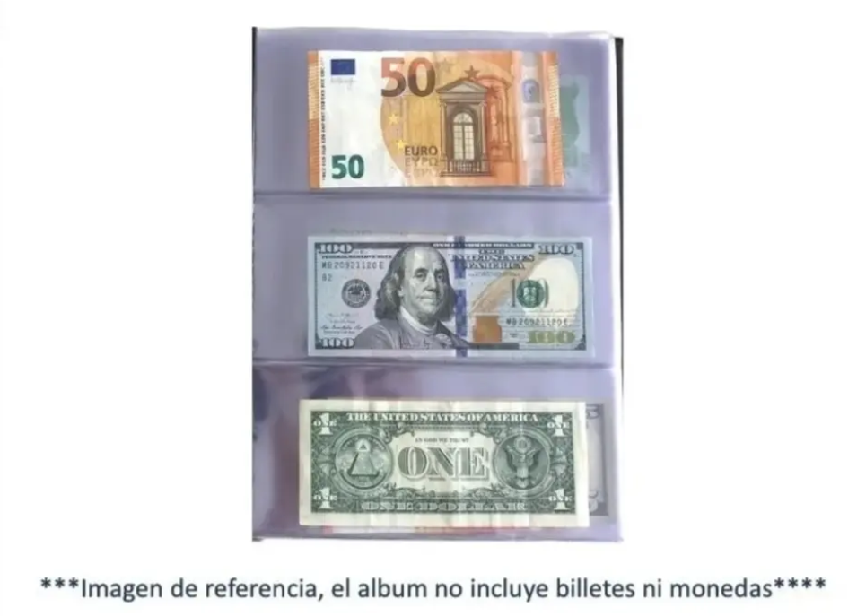 Hojas para Billetes de Colección x20 – Fundas Numismáticas Resistentes y Transparentes