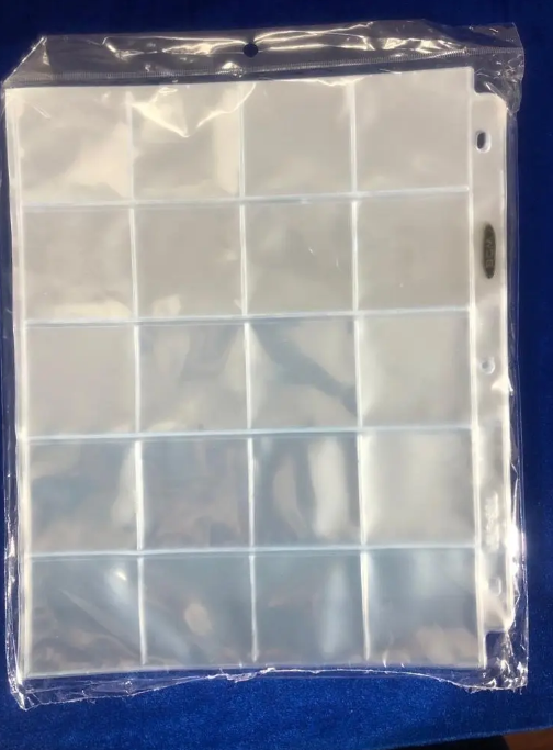 Hojas BCW USA para Monedas en Cartón (x20) – Organización y Protección Premium