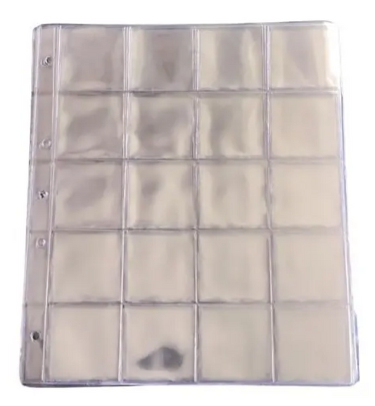 Hojas para Monedas Encartonadas x20 – Capacidad y Calidad Premium