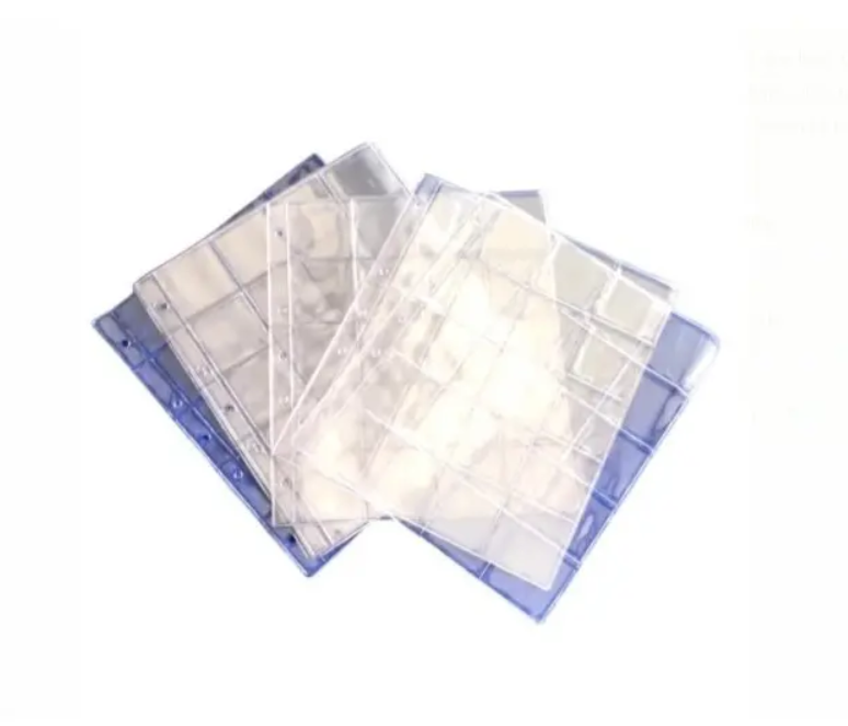 Hojas para Monedas Encartonadas x20 – Capacidad y Calidad Premium