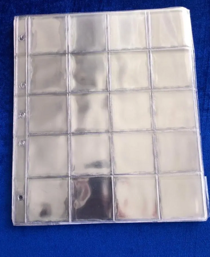 Hojas para Monedas Encartonadas x20 – Capacidad y Calidad Premium