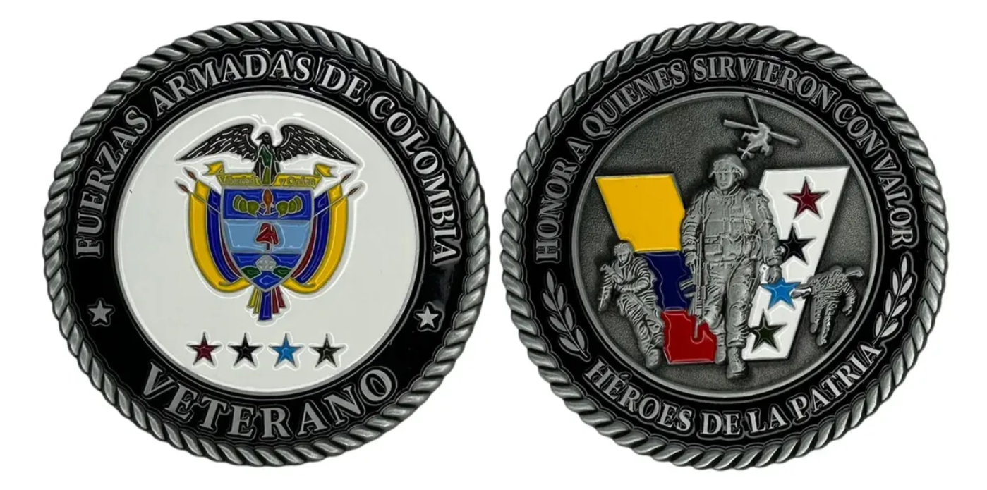 Moneda Conmemorativa Fuerzas Armadas | Homenaje a Veteranos Hombres y Mujeres