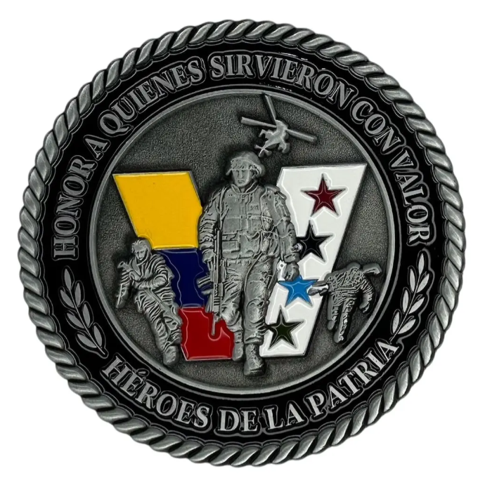 Moneda Conmemorativa Fuerzas Armadas | Homenaje a Veteranos Hombres y Mujeres