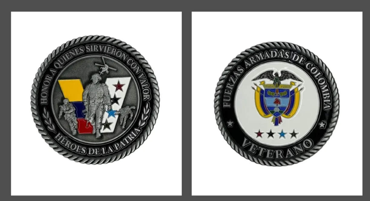 Moneda Conmemorativa Fuerzas Armadas | Homenaje a Veteranos Hombres y Mujeres