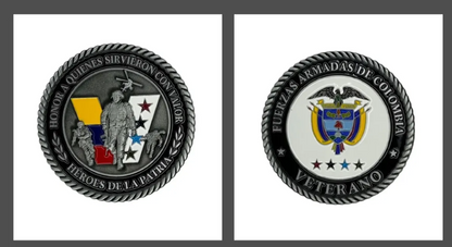 Moneda Conmemorativa Fuerzas Armadas | Homenaje a Veteranos Hombres y Mujeres