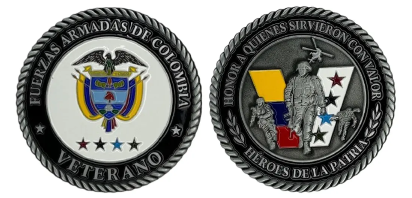 Moneda Conmemorativa Fuerzas Armadas | Homenaje a Veteranos Hombres y Mujeres