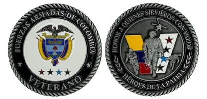 Moneda Conmemorativa Fuerzas Armadas | Homenaje a Veteranos Hombres y Mujeres