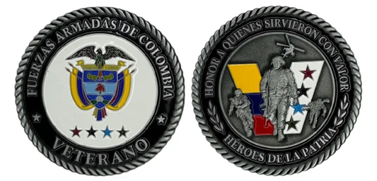 Moneda Conmemorativa Fuerzas Armadas | Homenaje a Veteranos Hombres y Mujeres