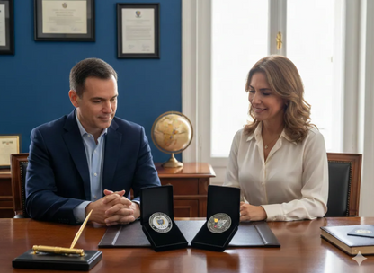 Moneda Homenaje Veteranos Colombia en Caja de Terciopelo Negro | Fuerzas Armadas Edición Especial