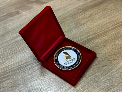 Moneda Conmemorativa Procuraduría General Nación Caja Roja de Lujo