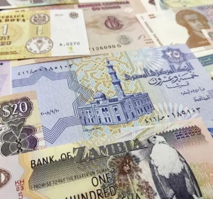 20 Billetes Extranjeros UNC Excelente Estado | Colección Mundial Original