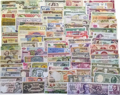 20 Billetes Extranjeros UNC Excelente Estado | Colección Mundial Original
