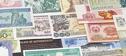 20 Billetes Extranjeros UNC Excelente Estado | Colección Mundial Original