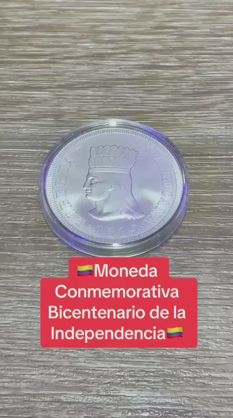 Moneda Conmemorativa Bicentenario de Colombia | Edición Especial Coleccionable